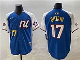Men's National League #17 Shohei Ohtani Blue Alternate 2025 All-Star Edition Limited Stitched Jersey,baseball caps,new era cap wholesale,wholesale hats