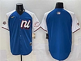 Men's National League Cincinnati Reds Blank Blue Alternate 2025 All-Star Edition Limited Stitched Jersey,baseball caps,new era cap wholesale,wholesale hats
