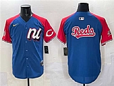 Men's National League Cincinnati Reds Team Big Logo Blue Red Alternate 2025 All-Star Edition Limited Stitched Jersey,baseball caps,new era cap wholesale,wholesale hats