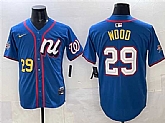 Men's National League #29 James Wood Blue 2025 All-Star Edition Limited Stitched Jersey,baseball caps,new era cap wholesale,wholesale hats
