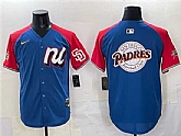 Men's National League San Diego Padres Team Big Logo Blue Red Alternate 2025 All-Star Edition Limited Stitched Jersey,baseball caps,new era cap wholesale,wholesale hats