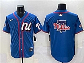 Men's National League Philadelphia Phillies Team Big Logo Blue 2025 All-Star Edition Limited Stitched Jersey,baseball caps,new era cap wholesale,wholesale hats