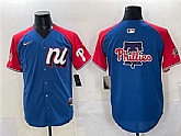 Men's National League Philadelphia Phillies Team Big Logo Blue Red Alternate 2025 All-Star Edition Limited Stitched Jersey,baseball caps,new era cap wholesale,wholesale hats