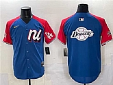 Men's National League Los Angeles Dodgers Team Big Logo Blue Red Alternate 2025 All-Star Edition Limited Stitched Jersey,baseball caps,new era cap wholesale,wholesale hats
