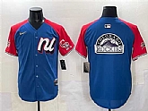 Men's National League Colorado Rockies Team Big Logo Blue Red Alternate 2025 All-Star Edition Limited Stitched Baseball,baseball caps,new era cap wholesale,wholesale hats