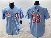 Men's Chicago Cubs #53 Colin Rea Blue 2024-25 2nd Alternate Limited Stitched Jersey,baseball caps,new era cap wholesale,wholesale hats