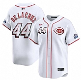 Men's Cincinnati Reds #44 Elly De La Cruz White 2025 Speedway Classic Home Limited Stitched Jersey Dzhi,baseball caps,new era cap wholesale,wholesale hats