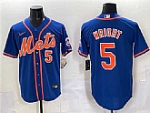 Men's New York Mets #5 David Wright Blue Cool Base Stitched Jersey,baseball caps,new era cap wholesale,wholesale hats