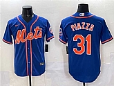 Men's New York Mets #31 Mike Piazza Blue Cool Base Stitched Jersey,baseball caps,new era cap wholesale,wholesale hats