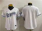 Women's Kansas City Royals Blank White Cool Base Stitched Jersey,baseball caps,new era cap wholesale,wholesale hats
