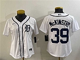 Women's Detroit Tigers #39 Zach McKinstry White Cool Base Stitched Jersey,baseball caps,new era cap wholesale,wholesale hats