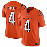 Men & Women & Youth Cincinnati Bengals #4 Desmond Ridder Orange 2025 F.U.S.E. Vapor Untouchable Limited Stitched Jersey,baseball caps,new era cap wholesale,wholesale hats