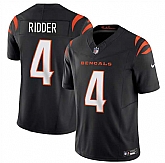 Men & Women & Youth Cincinnati Bengals #4 Desmond Ridder Black 2025 F.U.S.E. Vapor Untouchable Limited Stitched Jersey,baseball caps,new era cap wholesale,wholesale hats