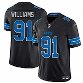 Men & Women & Youth Detroit Lions #91 Tyleik Williams Black 2025 Draft F.U.S.E. Vapor Limited Stitched Jersey,baseball caps,new era cap wholesale,wholesale hats