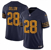 Men's Green Bay Packers #28 A. J. Dillon Navy The 1923 Classic Vapor F.U.S.E. Limited Stitched Jersey,baseball caps,new era cap wholesale,wholesale hats