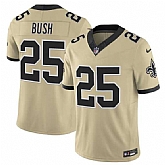 Men's New Orleans Saints #25 Reggie Bush Gold 2025 F.U.S.E. Alternate Vapor Limited Stitched Jersey,baseball caps,new era cap wholesale,wholesale hats