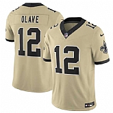 Men's New Orleans Saints #12 Chris Olave Gold 2025 F.U.S.E. Alternate Vapor Limited Stitched Jersey,baseball caps,new era cap wholesale,wholesale hats