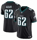 Men & Women & Youth Philadelphia Eagles #62 Jason Kelce Black 2024 F.U.S.E. Vapor Untouchable Limited Stitched Jersey,baseball caps,new era cap wholesale,wholesale hats