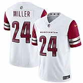 Men & Women & Youth Washington Commanders #24 Von Miller White 2025 F.U.S.E. Vapor Limited Stitched Jersey,baseball caps,new era cap wholesale,wholesale hats