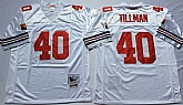 Men's Arizona Cardinals #40 Pat Tillman White Throwback Stitched Football Jersey,baseball caps,new era cap wholesale,wholesale hats