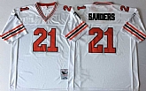 Men's Atlanta Falcons #21 Deion Sanders White 1989 Throwback Stitched Football Jersey,baseball caps,new era cap wholesale,wholesale hats