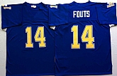 Men's Los Angeles Chargers #14 Dan Fouts Blue Throwback Stitched Football Jersey,baseball caps,new era cap wholesale,wholesale hats