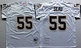 Men's Los Angeles Chargers #55 Junior Seau White Throwback Stitched Football Jersey,baseball caps,new era cap wholesale,wholesale hats