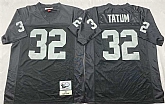 Men's Las Vegas Raiders #32 Jack Tatum Black Throwback Stitched Football Jersey,baseball caps,new era cap wholesale,wholesale hats