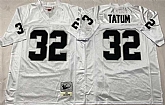Men's Las Vegas Raiders #32 Jack Tatum White Throwback Stitched Football Jersey,baseball caps,new era cap wholesale,wholesale hats