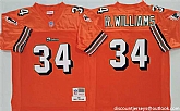 Men's Miami Dolphins #34 Ricky Williams Orange Throwback Stitched Football Jersey,baseball caps,new era cap wholesale,wholesale hats