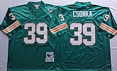 Men's Miami Dolphins #39 Larry Csonka Aqua Throwback Stitched Football Jersey,baseball caps,new era cap wholesale,wholesale hats