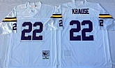 Men's Minnesota Vikings #22 Paul Krause White Throwback Stitched Football Jersey,baseball caps,new era cap wholesale,wholesale hats
