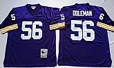 Men's Minnesota Vikings #56 Chris Doleman Purple Throwback Stitched Football Jersey,baseball caps,new era cap wholesale,wholesale hats