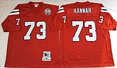 Men's New England Patriots #73 John Hannah Red Throwback Stitched Football Jersey,baseball caps,new era cap wholesale,wholesale hats