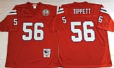 Men's New England Patriots #56 Andre Tippett Red Throwback Stitched Football Jersey,baseball caps,new era cap wholesale,wholesale hats