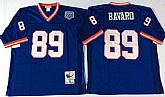 Men's New York Giants #89 Mark Bavaro Blue Throwback Stitched Football Jersey,baseball caps,new era cap wholesale,wholesale hats