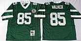 Men's New York Jets #85 Wesley Walker Green Throwback Stitched Football Jersey,baseball caps,new era cap wholesale,wholesale hats