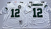 Men's Philadelphia Eagles #12 Randall Cunningham White Throwback Stitched Football Jersey,baseball caps,new era cap wholesale,wholesale hats