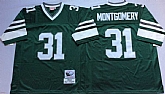Men's Philadelphia Eagles #31 Wilbert Montgomery Green Throwback Stitched Football Jersey,baseball caps,new era cap wholesale,wholesale hats