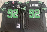 Men's Philadelphia Eagles #92 Reggie White Black Throwback Stitched Football Jersey,baseball caps,new era cap wholesale,wholesale hats