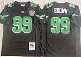 Men's Philadelphia Eagles #99 Jerome Brown Black Throwback Stitched Football Jersey,baseball caps,new era cap wholesale,wholesale hats