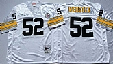 Men's Pittsburgh Steelers #52 Mike Webster White Throwback Stitched Football Jersey,baseball caps,new era cap wholesale,wholesale hats
