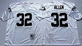 Men's Raiders #32 Marcus Allen White Throwback Stitched Football Jersey,baseball caps,new era cap wholesale,wholesale hats