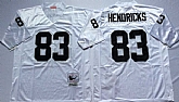 Men's Raiders #83 Ted Hendricks White Throwback Stitched Football Jersey,baseball caps,new era cap wholesale,wholesale hats