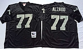 Men's Raiders #77 Lyle Alzado Black Throwback Stitched Football Jersey,baseball caps,new era cap wholesale,wholesale hats