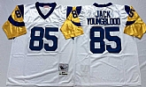 Men's Rams #85 Jack Youngblood White Throwback Stitched Football Jersey,baseball caps,new era cap wholesale,wholesale hats