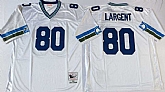 Men's Seattle Seahawks #80 Steve Largent White Throwback Stitched Football Jersey,baseball caps,new era cap wholesale,wholesale hats