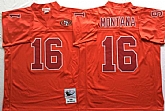 Men's San Francisco 49ers #16 Joe Montana Red Throwback Stitched Football Jersey,baseball caps,new era cap wholesale,wholesale hats