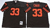 Men's San Francisco 49ers #33 Roger Craig Black Throwback Stitched Football Jersey,baseball caps,new era cap wholesale,wholesale hats