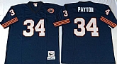 Men's Chicago Bears #34 Walter Payton Navy Throwback Stitched Football Jersey,baseball caps,new era cap wholesale,wholesale hats